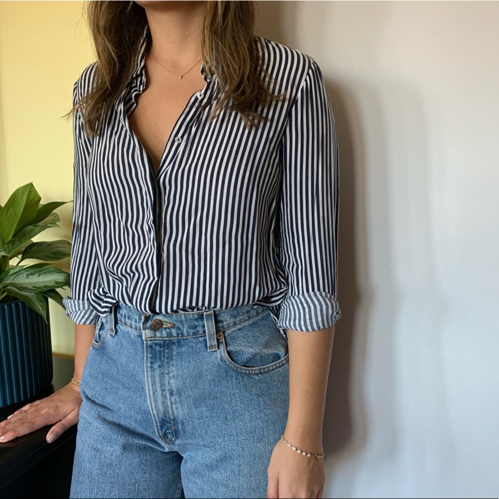 Zara Striped Dress Shirt